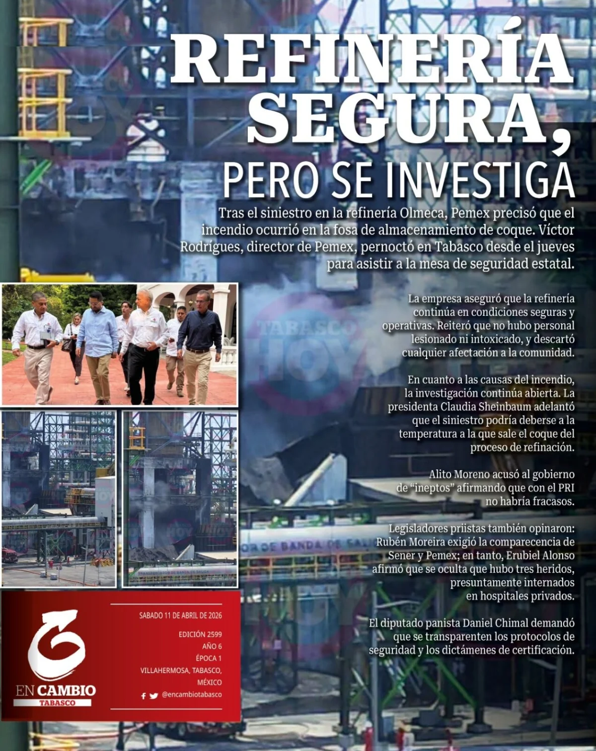 Portada de En Cambio - Tabasco (contraportada)