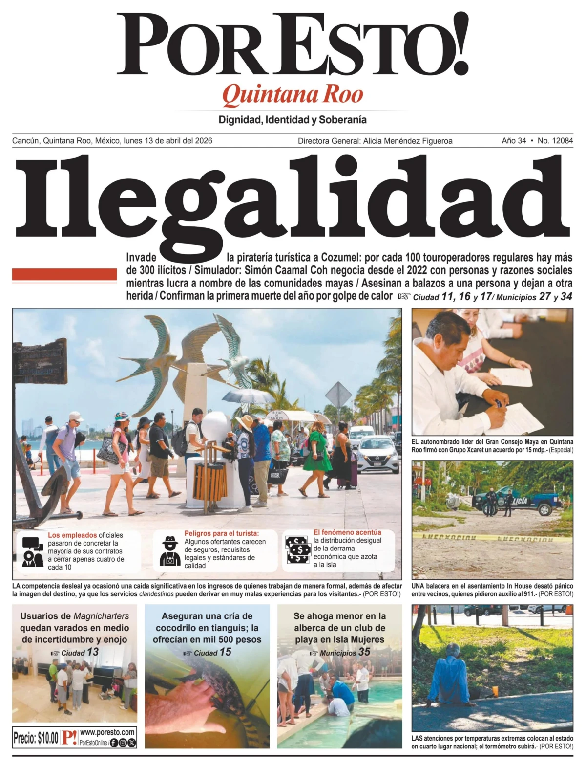 Portada de Por Esto (quintana Roo Cancun)