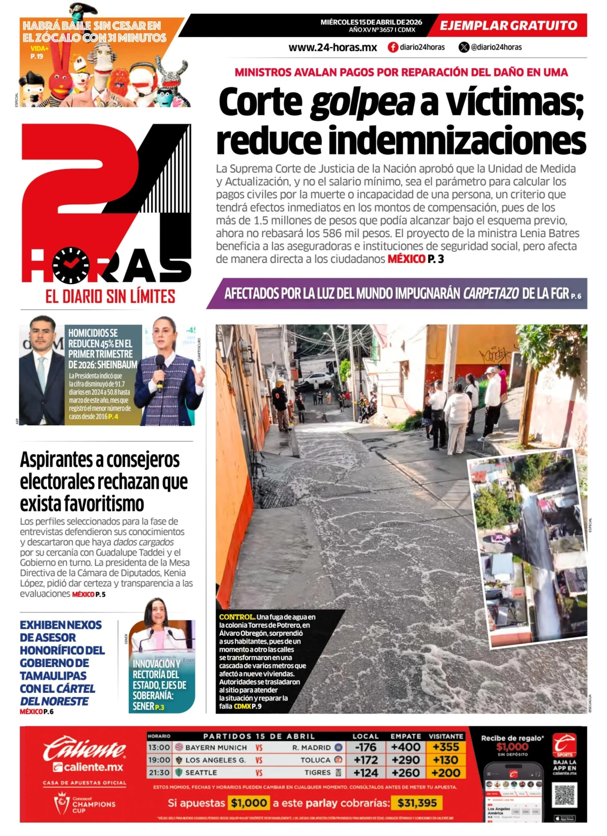 Portada de 24 Horas