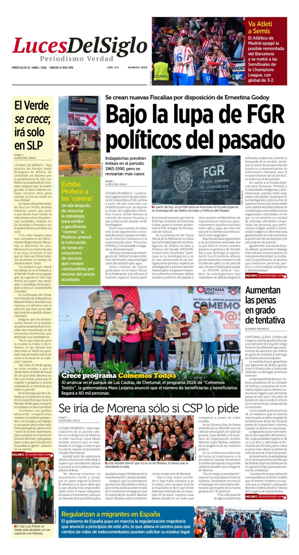 Portada de Luces del Siglo