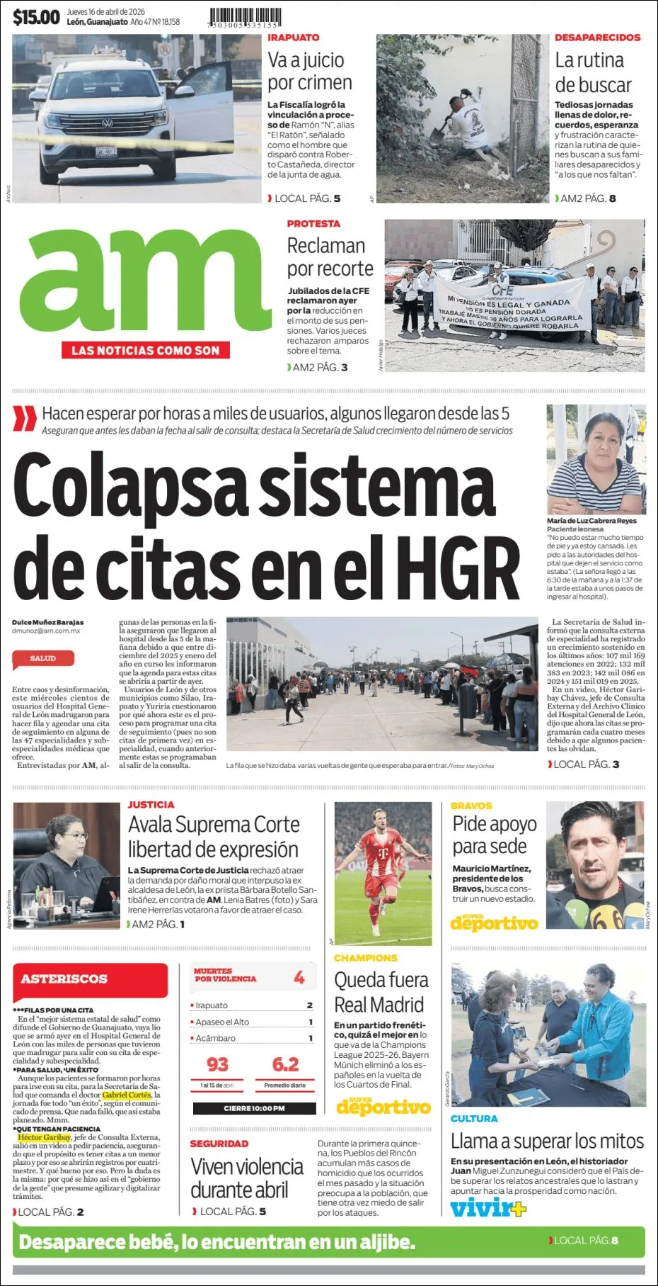 Portada de Am Corredor Industrial del jueves, 16 de abril de 2026
