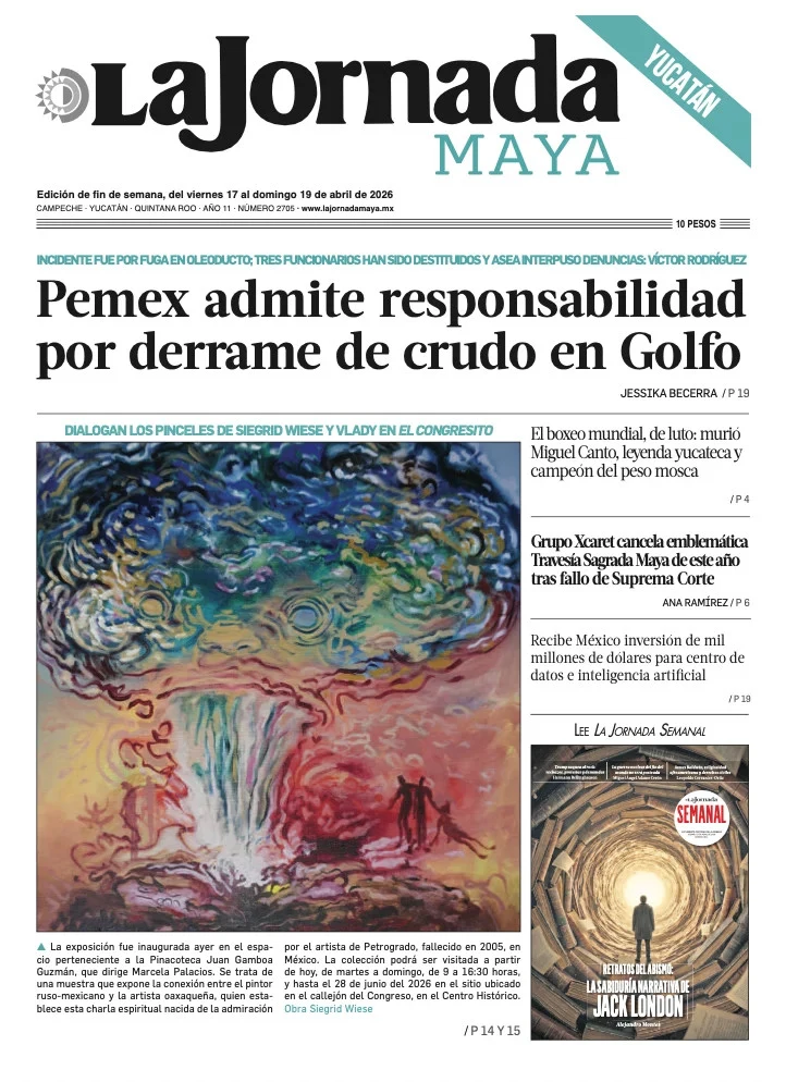 Portada de La Jornada Maya Yucatán del viernes, 17 de abril de 2026