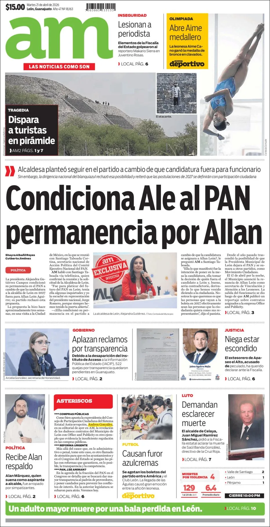 Portada de Am Corredor Industrial del martes, 21 de abril de 2026