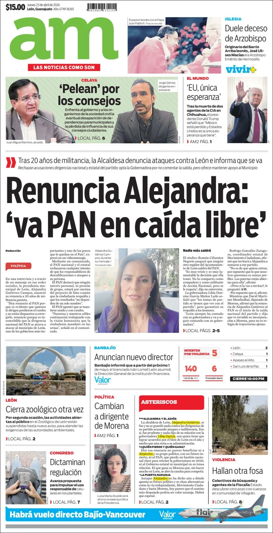 Portada de Am Corredor Industrial del jueves, 23 de abril de 2026