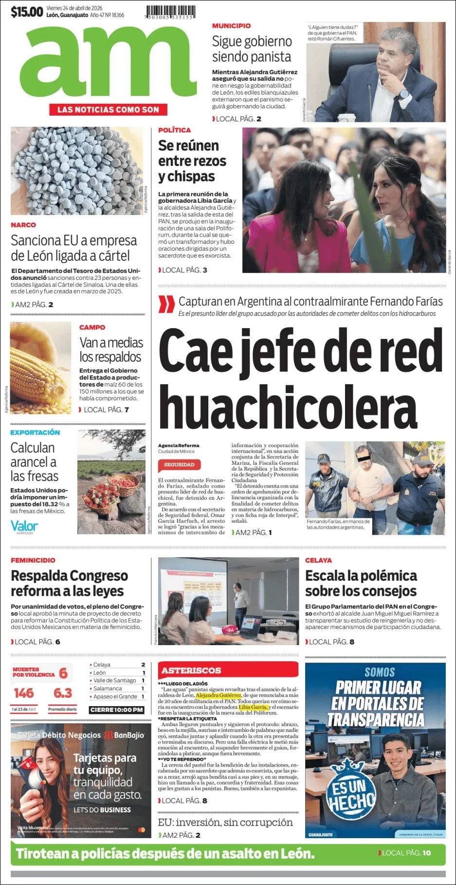 Portada de Am Corredor Industrial del viernes, 24 de abril de 2026