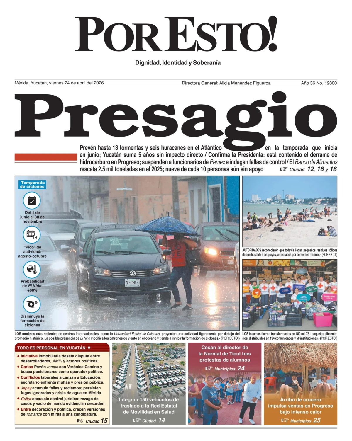 Portada de Por Esto (merida, Yucatan)