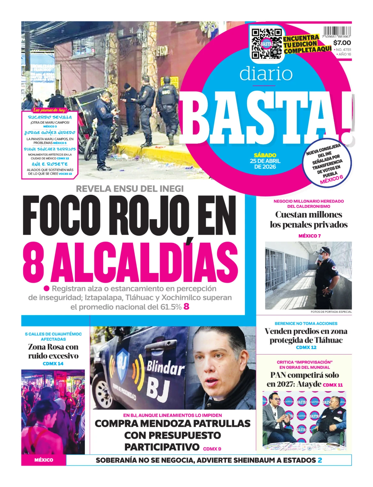 Portada de Basta! (portada)