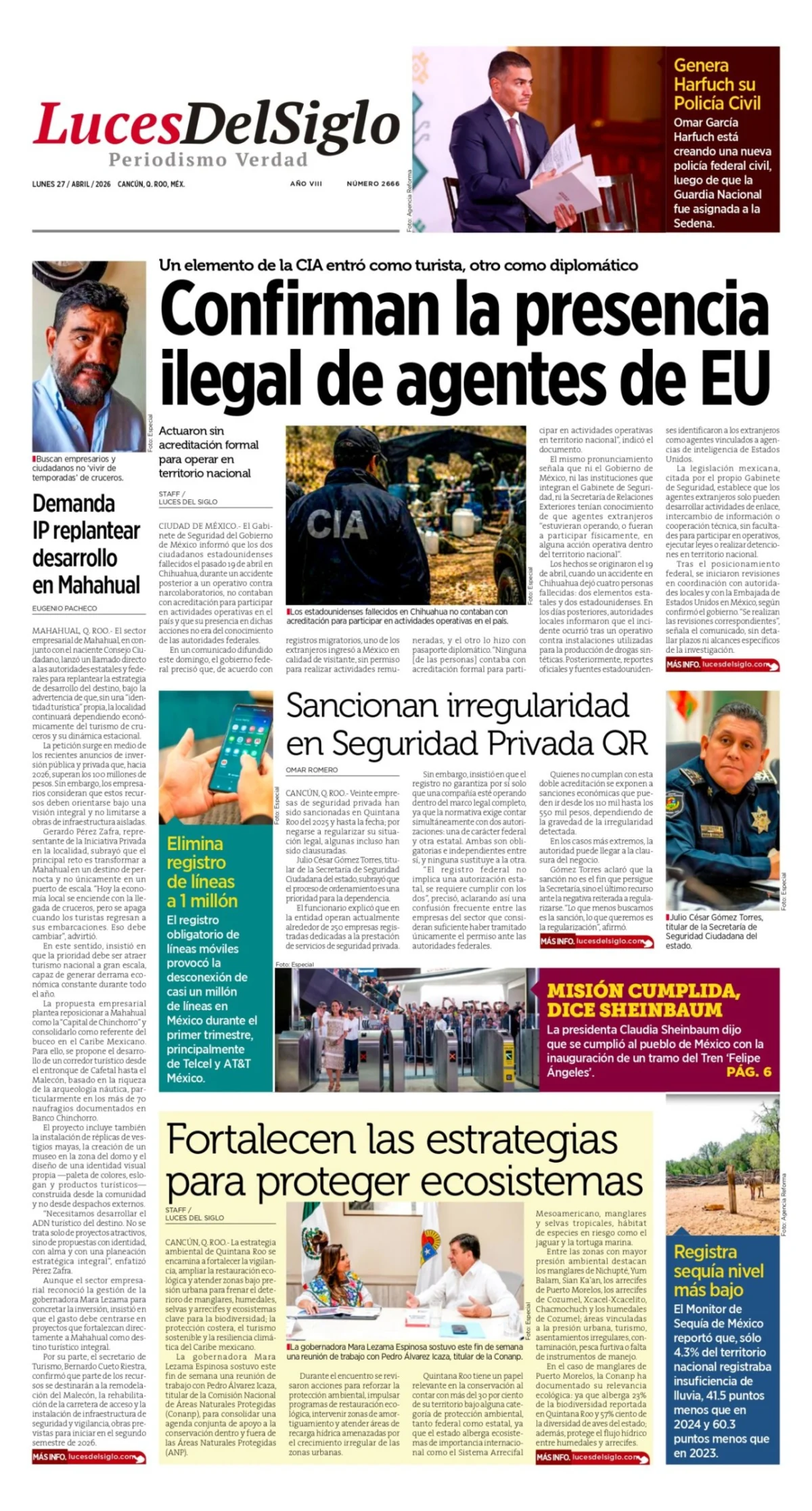 Portada de Luces del Siglo