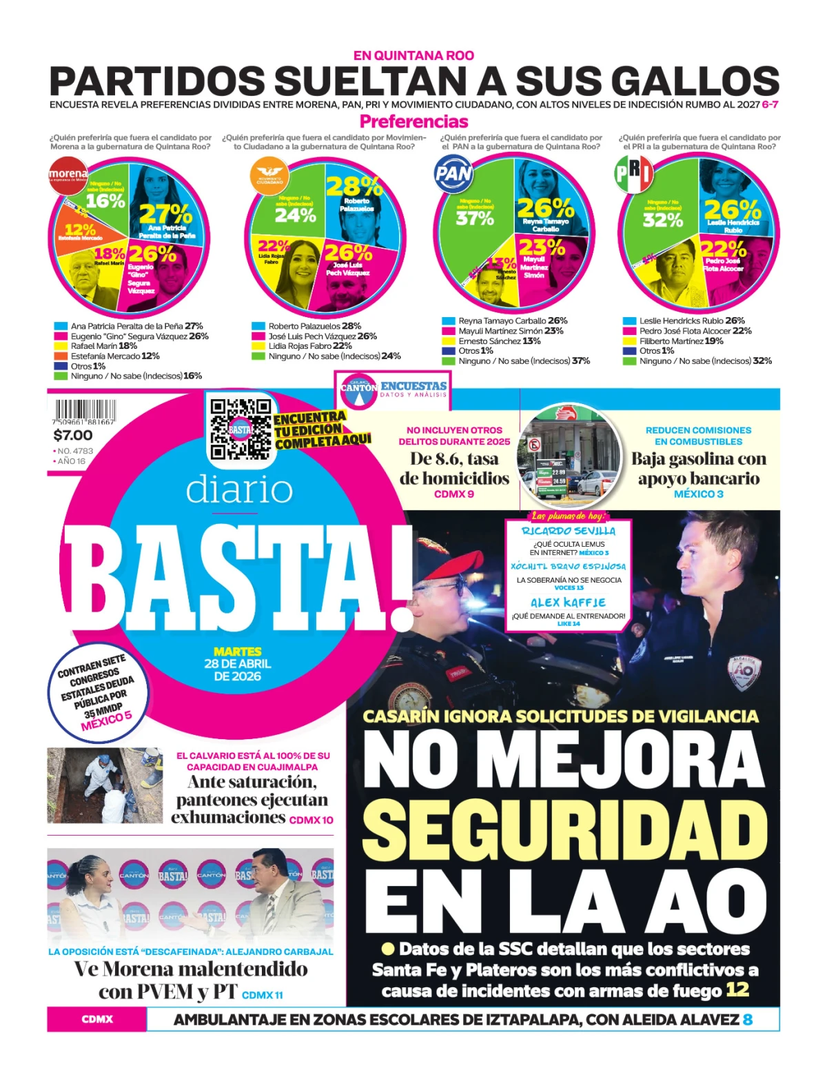 Portada de Basta! (portada)