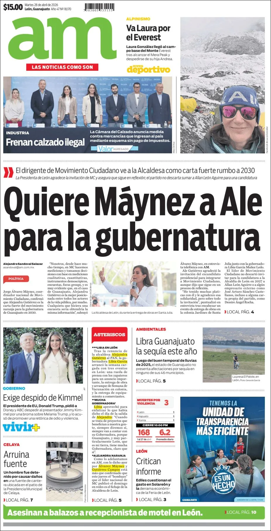 Portada de Am Corredor Industrial del martes, 28 de abril de 2026