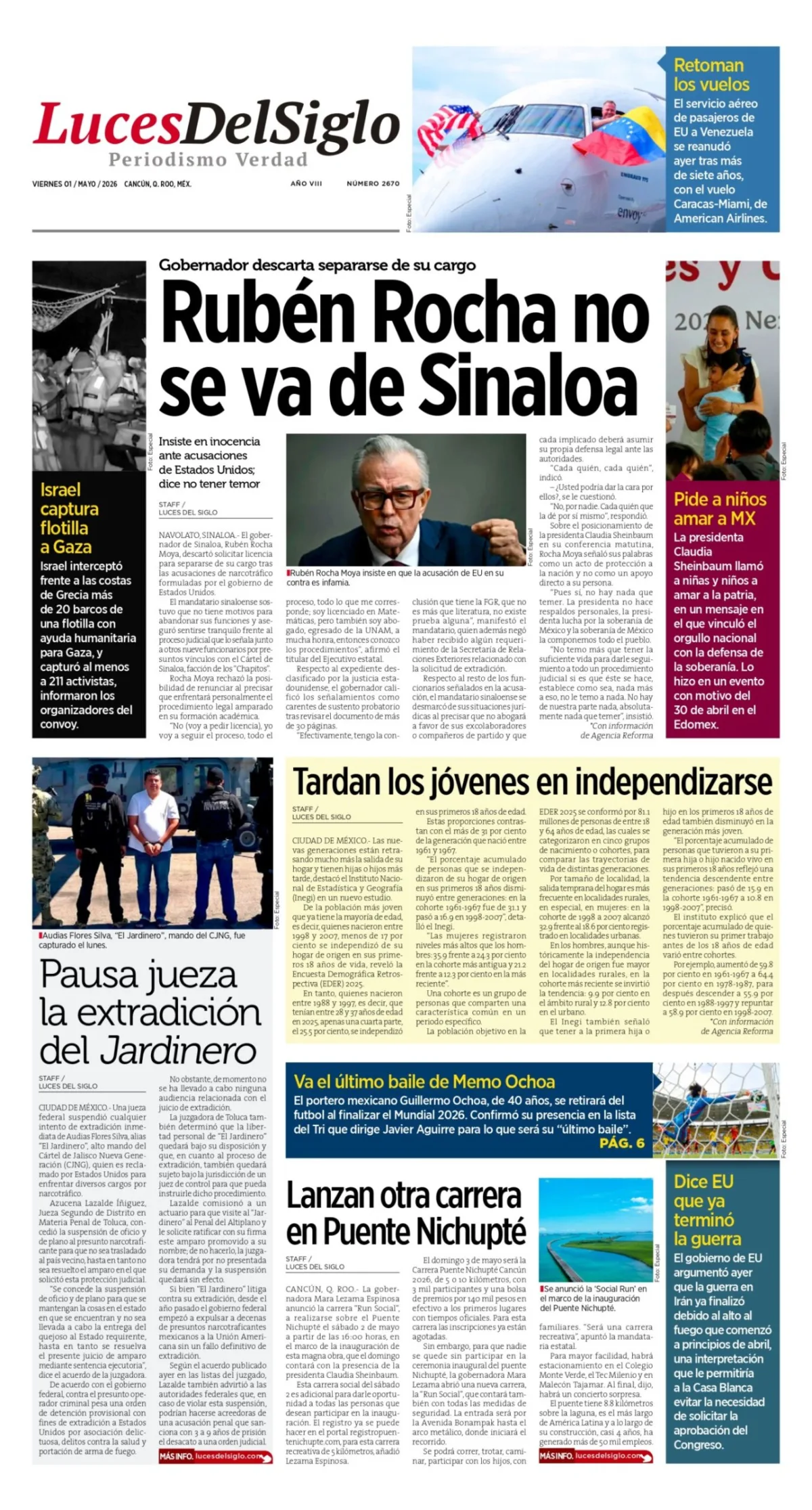 Portada de Luces del Siglo