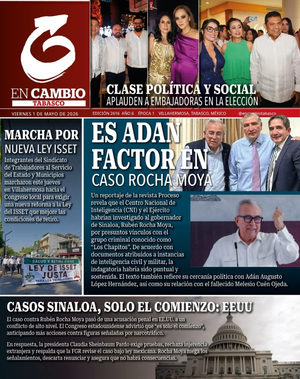 Portada de En Cambio - Tabasco (portada)