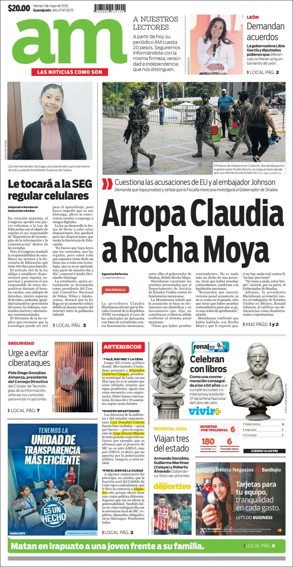 Portada de Am Corredor Industrial del viernes, 1 de mayo de 2026