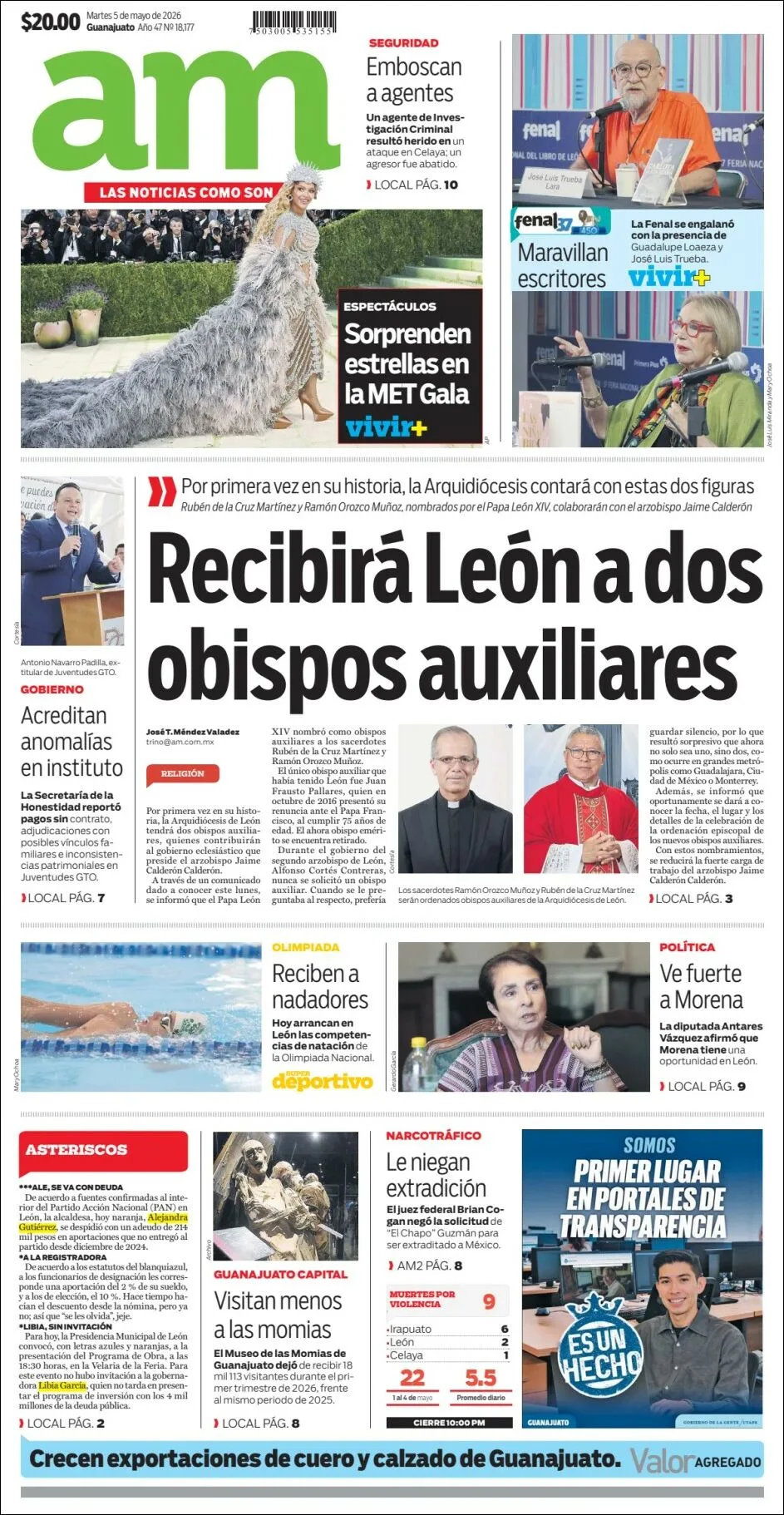 Portada de Am Corredor Industrial del martes, 5 de mayo de 2026