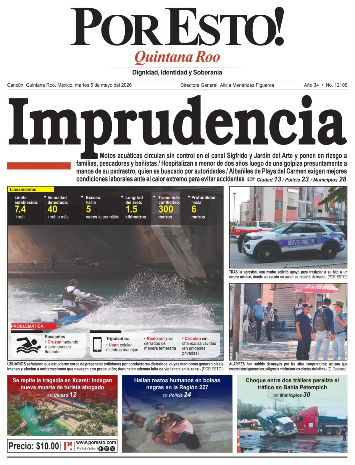 Portada de Por Esto (quintana Roo Cancun)
