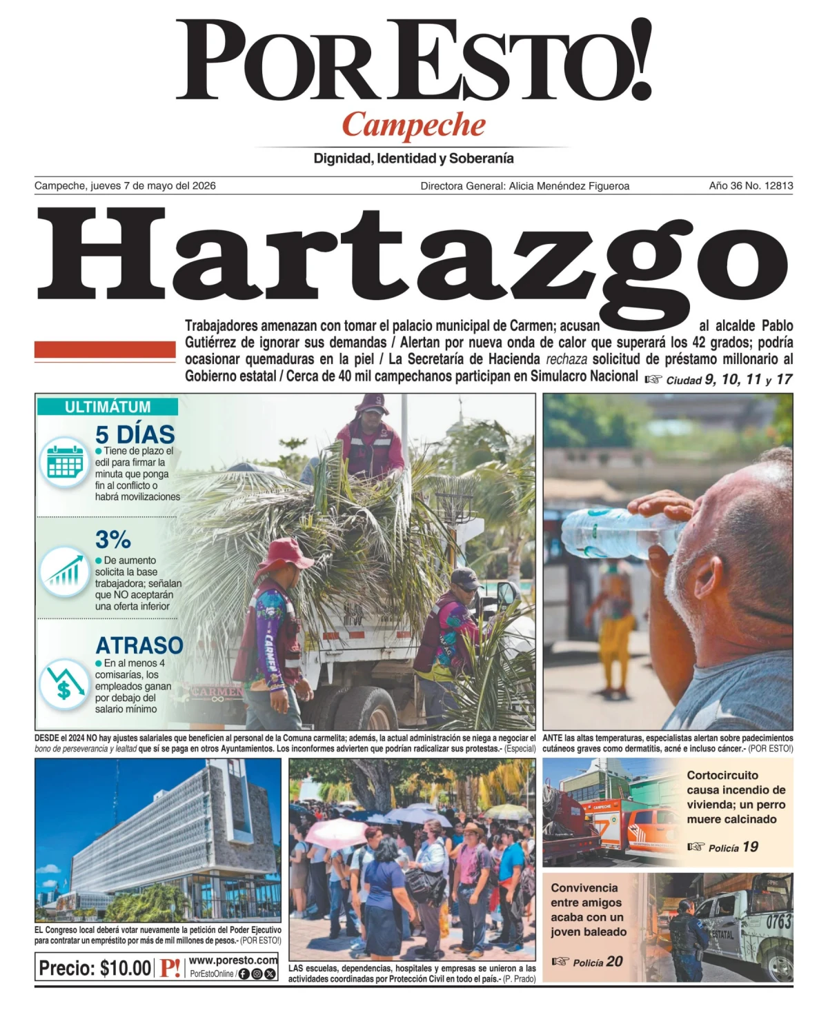 Portada de Por Esto (campeche)