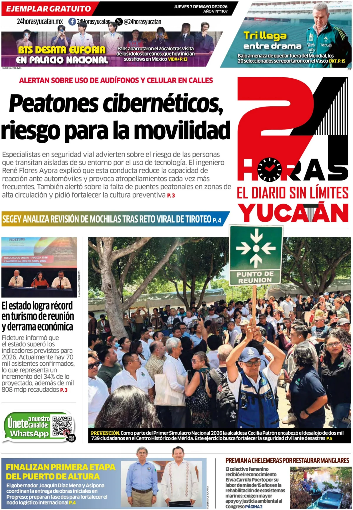 Portada de 24 Horas Yucatan
