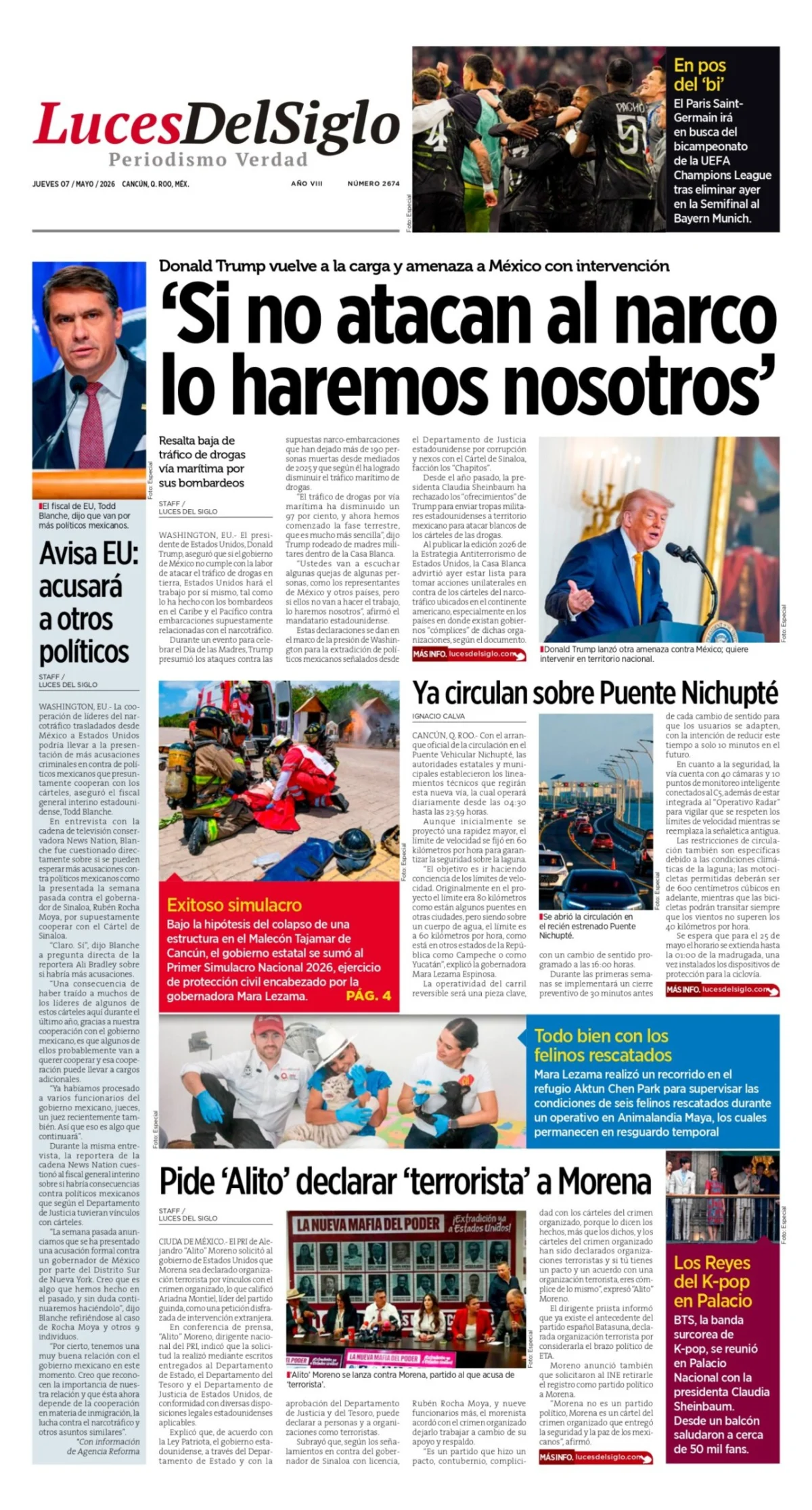 Portada de Luces del Siglo