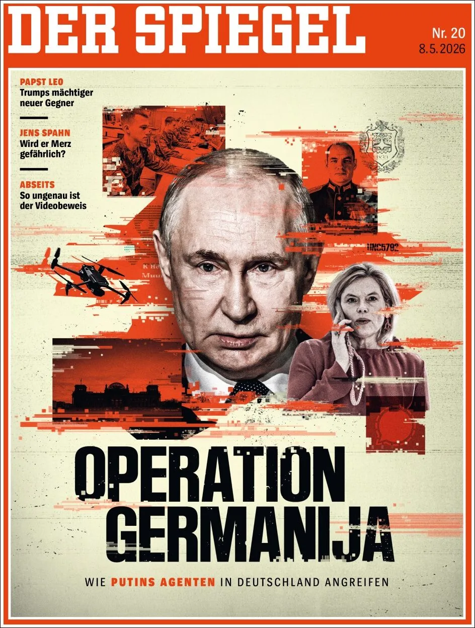 Portada de Der Spiegel del viernes, 8 de mayo de 2026