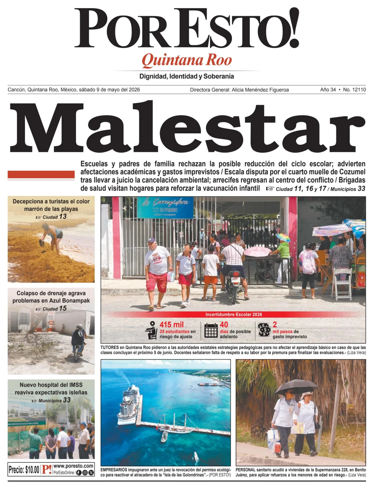 Portada de Por Esto (quintana Roo Cancun)