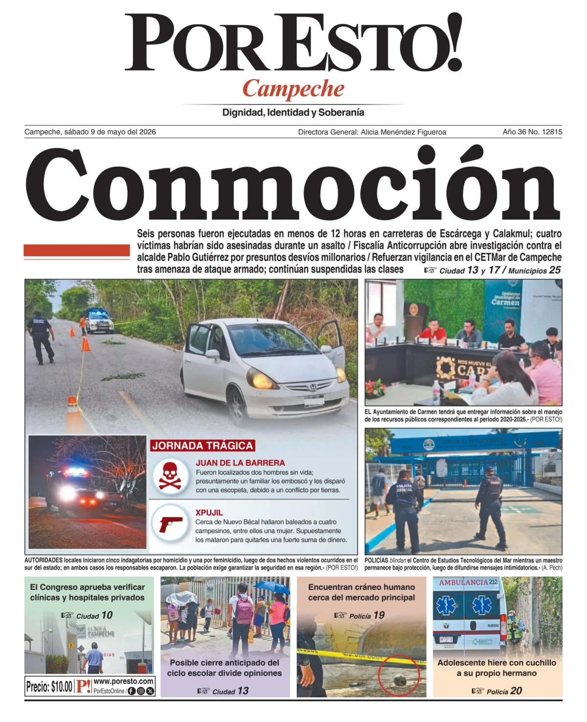 Portada de Por Esto (campeche)