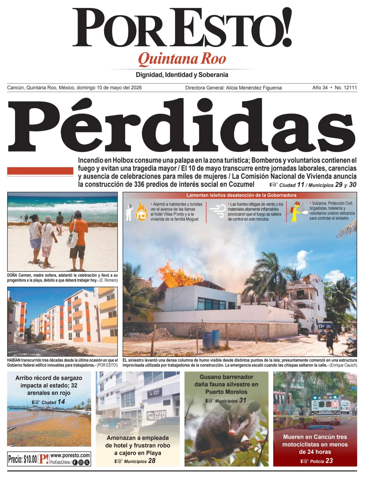 Portada de Por Esto (quintana Roo Cancun)