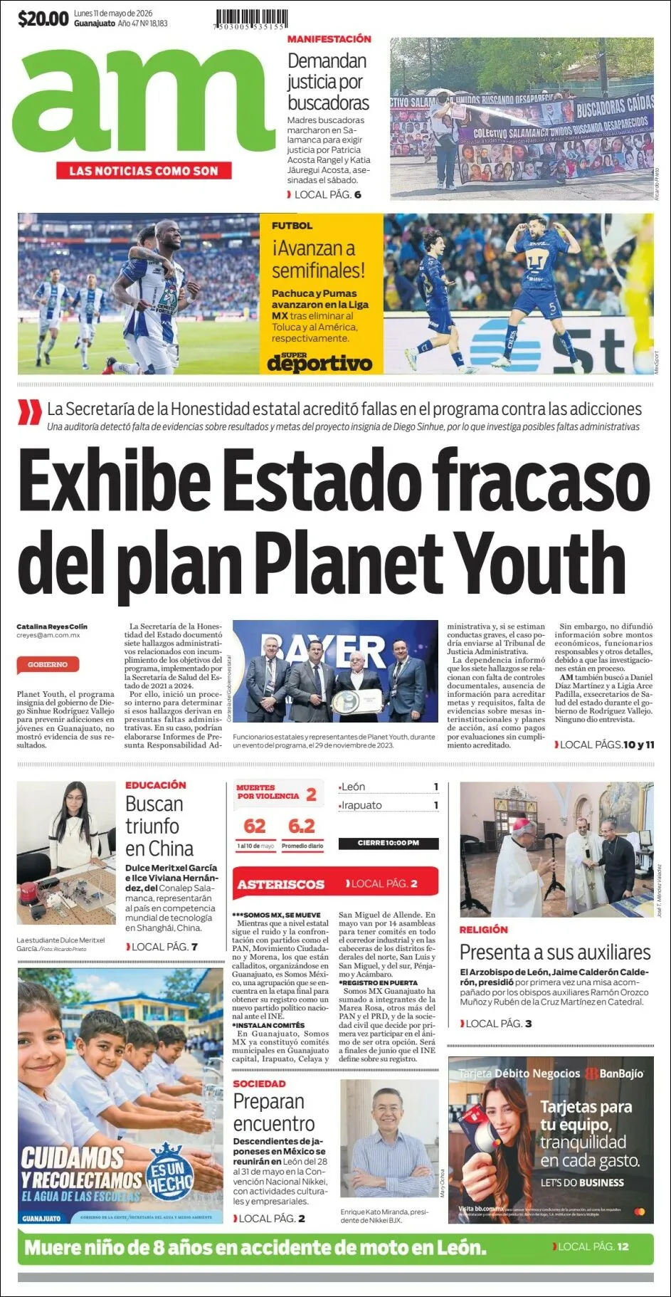 Portada de Am Corredor Industrial del lunes, 11 de mayo de 2026