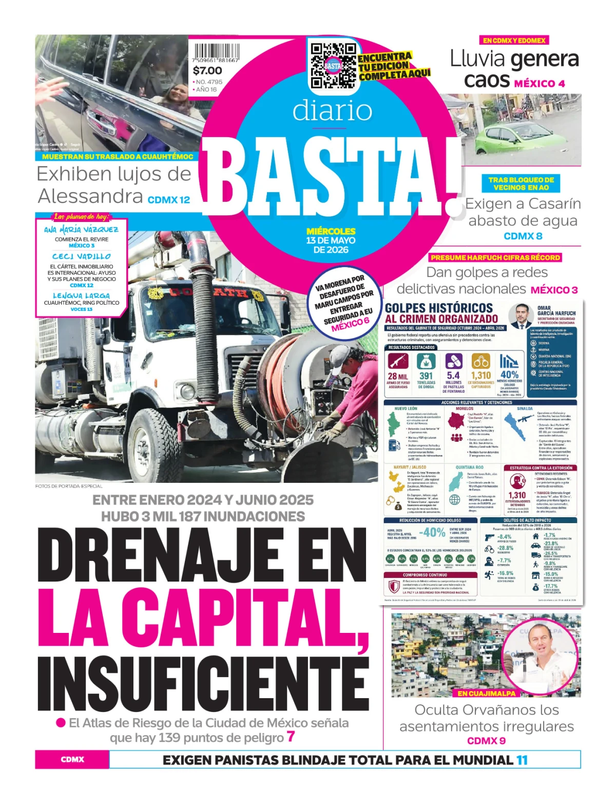 Portada de Basta! (portada)