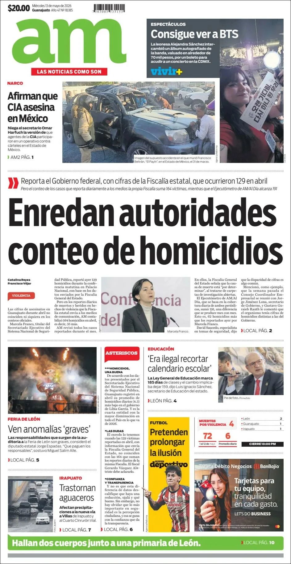 Portada de Am Corredor Industrial del miércoles, 13 de mayo de 2026