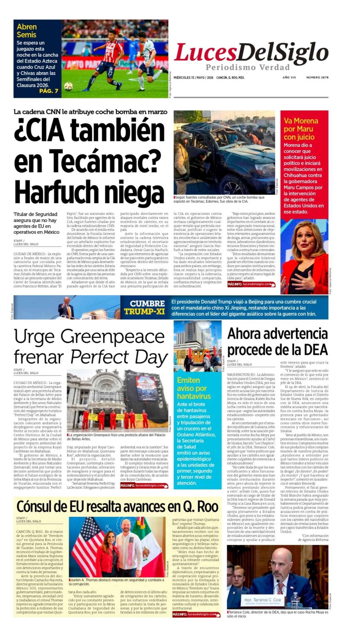 Portada de Luces del Siglo