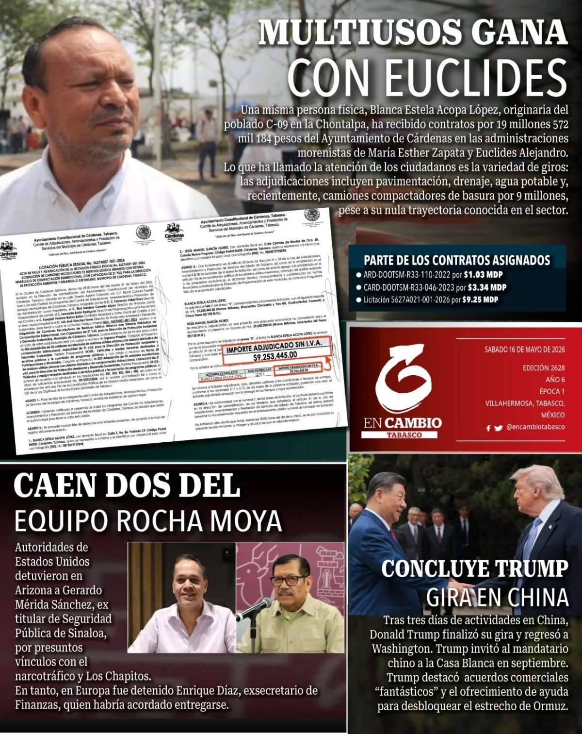Portada de En Cambio - Tabasco (contraportada)