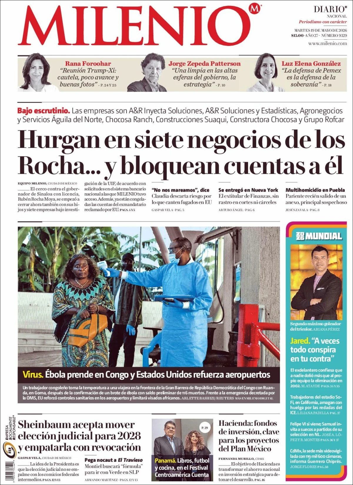 Portada de Milenio