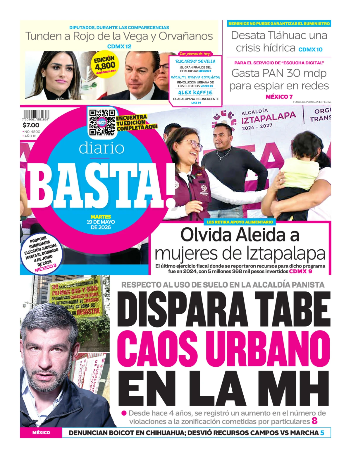 Portada de Basta! (portada)
