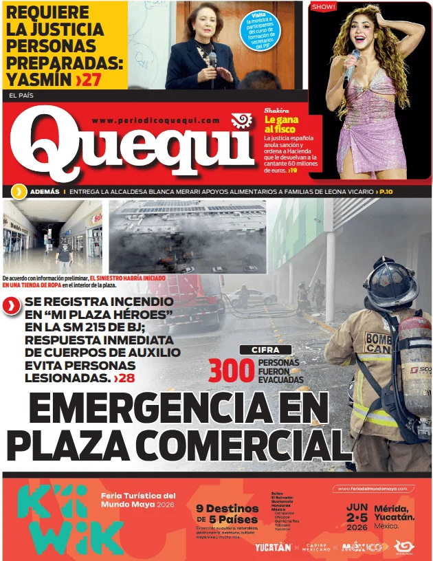 Portada de Quequi (contraportada) del 2026-06-02