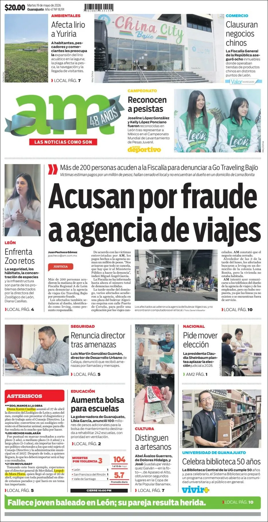 Portada de Am Corredor Industrial del martes, 19 de mayo de 2026