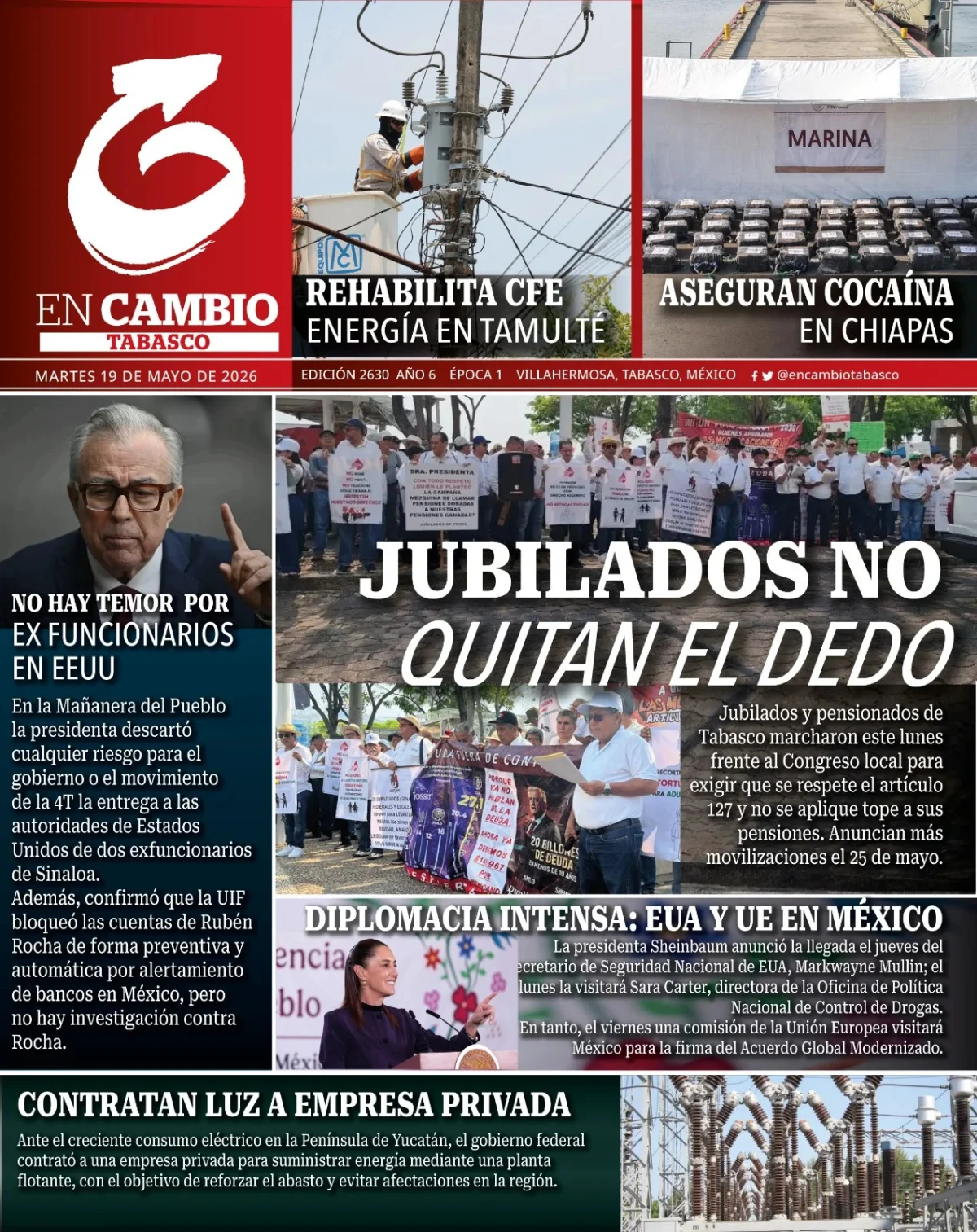 Portada de En Cambio - Tabasco (portada)