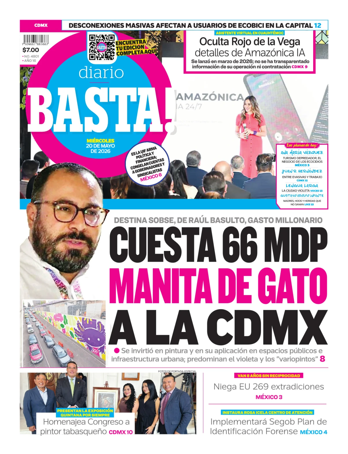 Portada de Basta! (portada)
