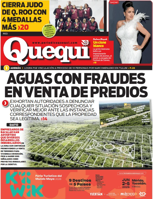 Portada de Quequi (contraportada) del 2026-06-05