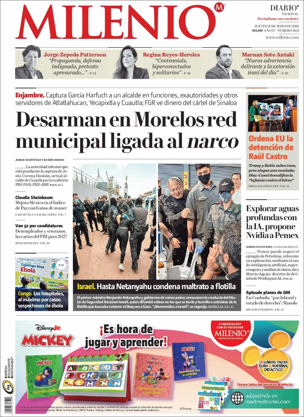 Portada de Milenio