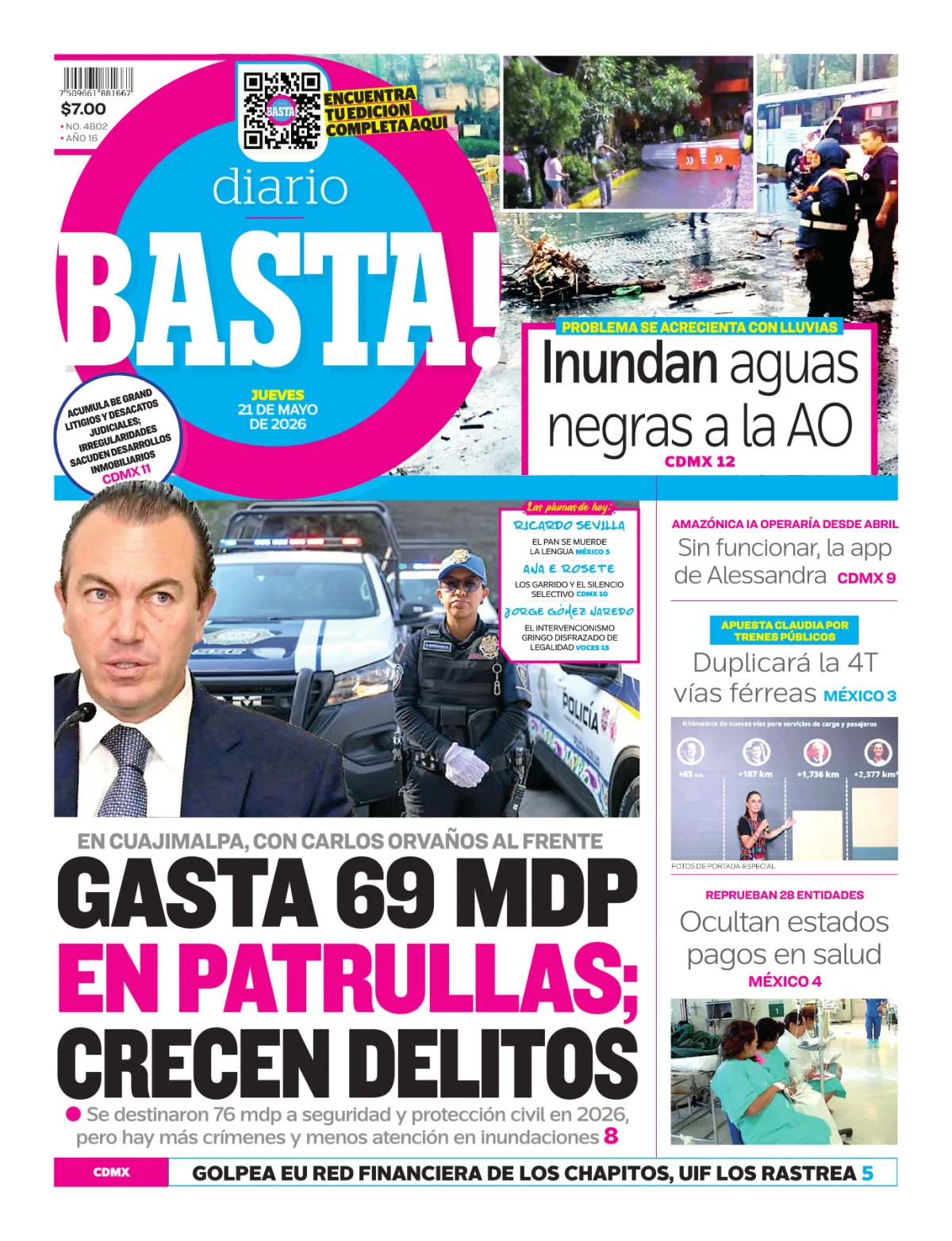 Portada de Basta! (portada)