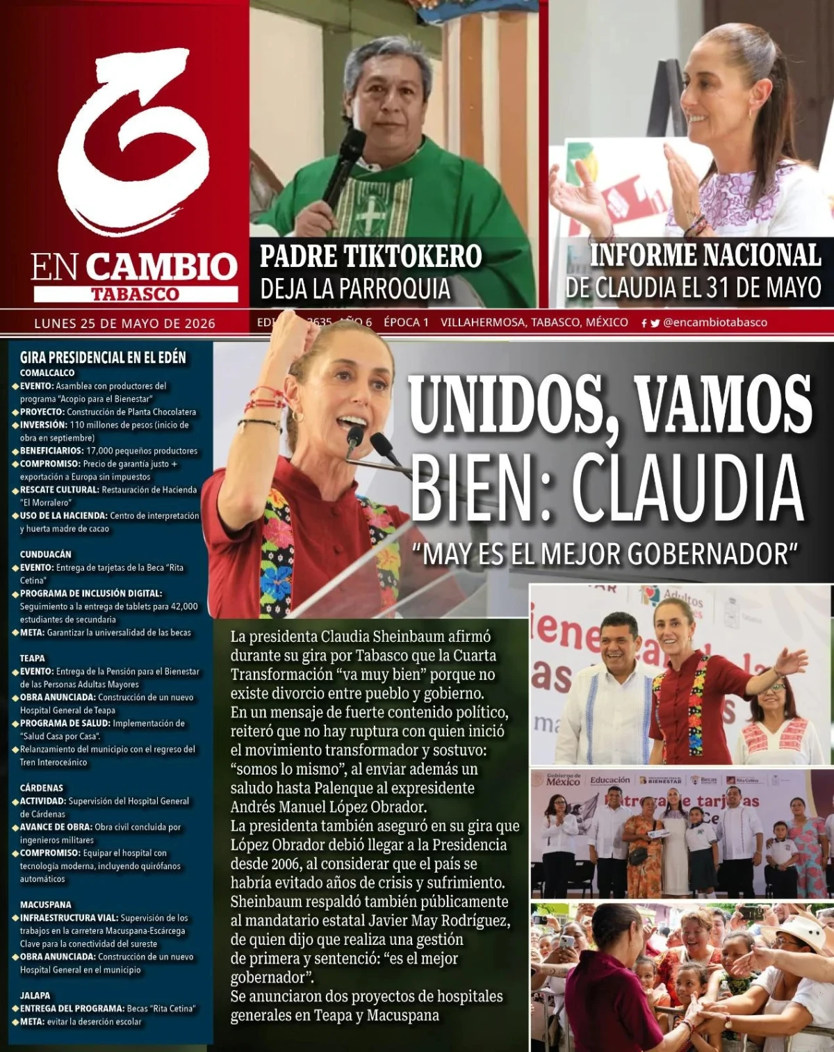 Portada de En Cambio - Tabasco (portada)