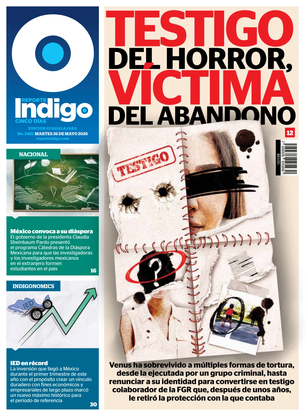 Portada de Reporte Indigo Guadalajara del martes, 26 de mayo de 2026