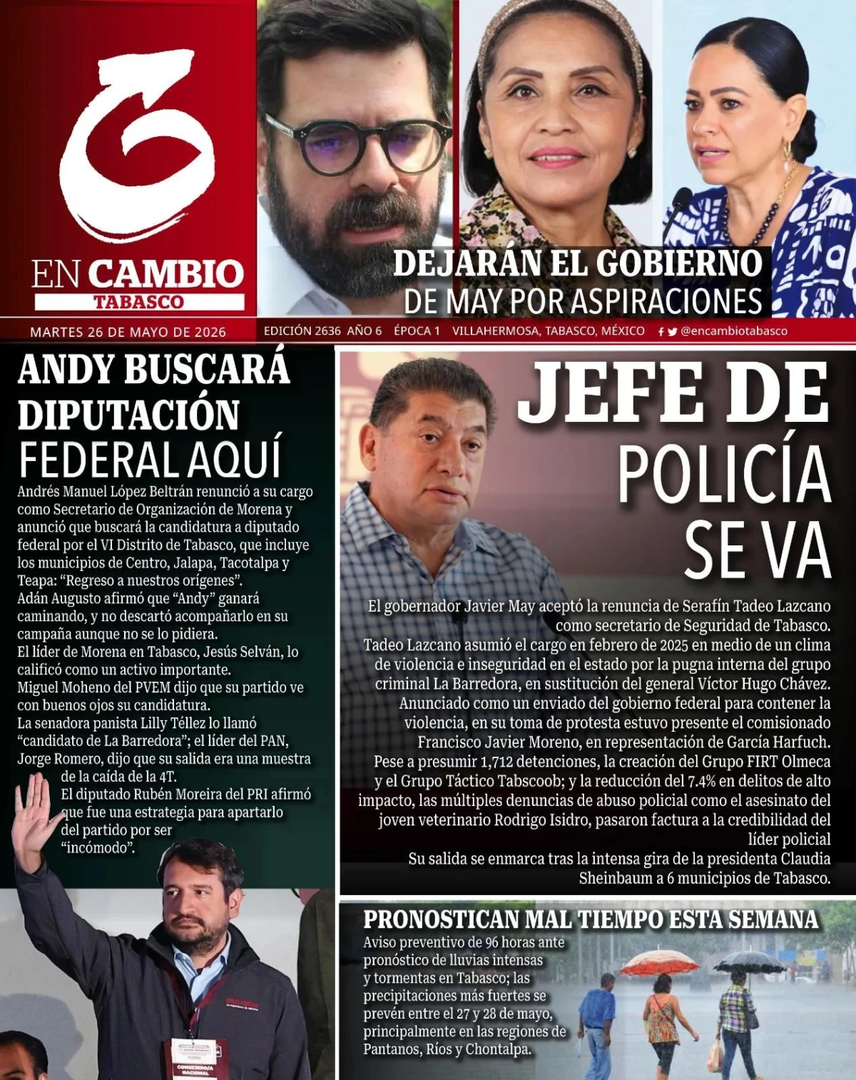 Portada de En Cambio - Tabasco (portada)