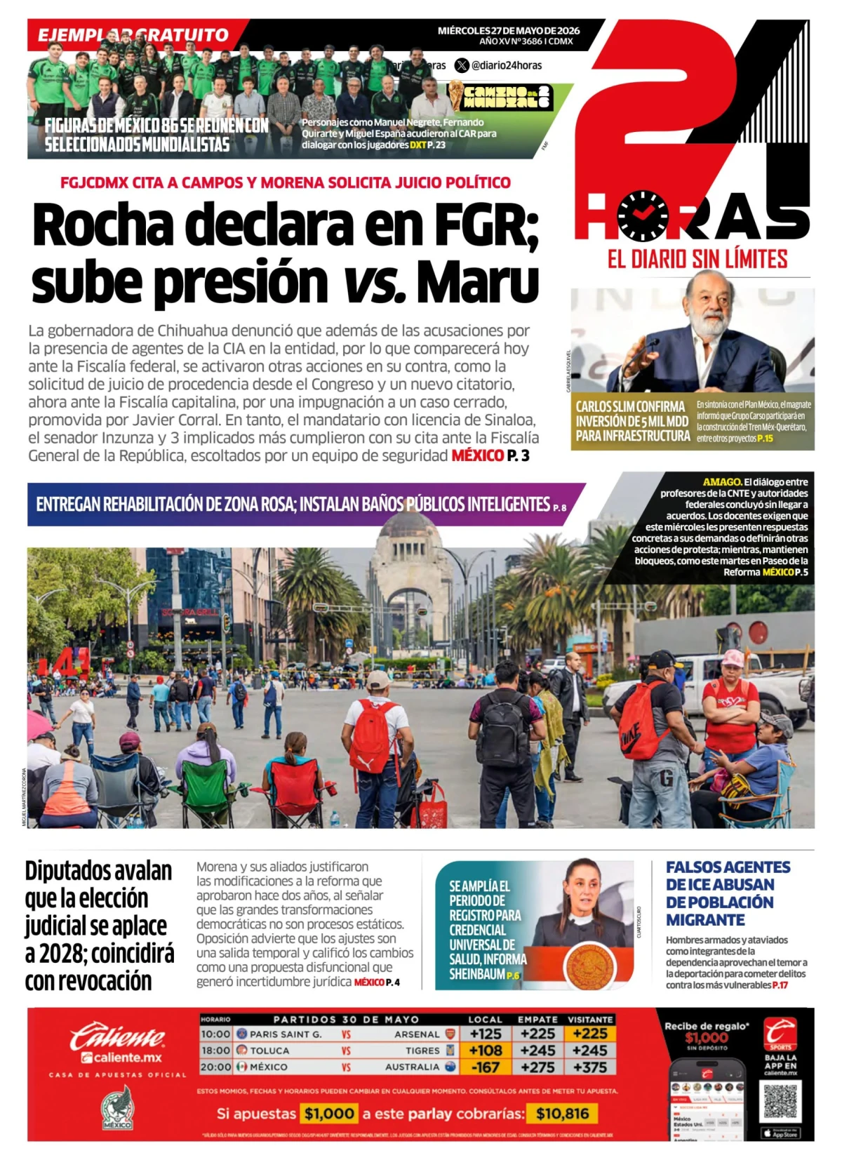 Portada de 24 Horas