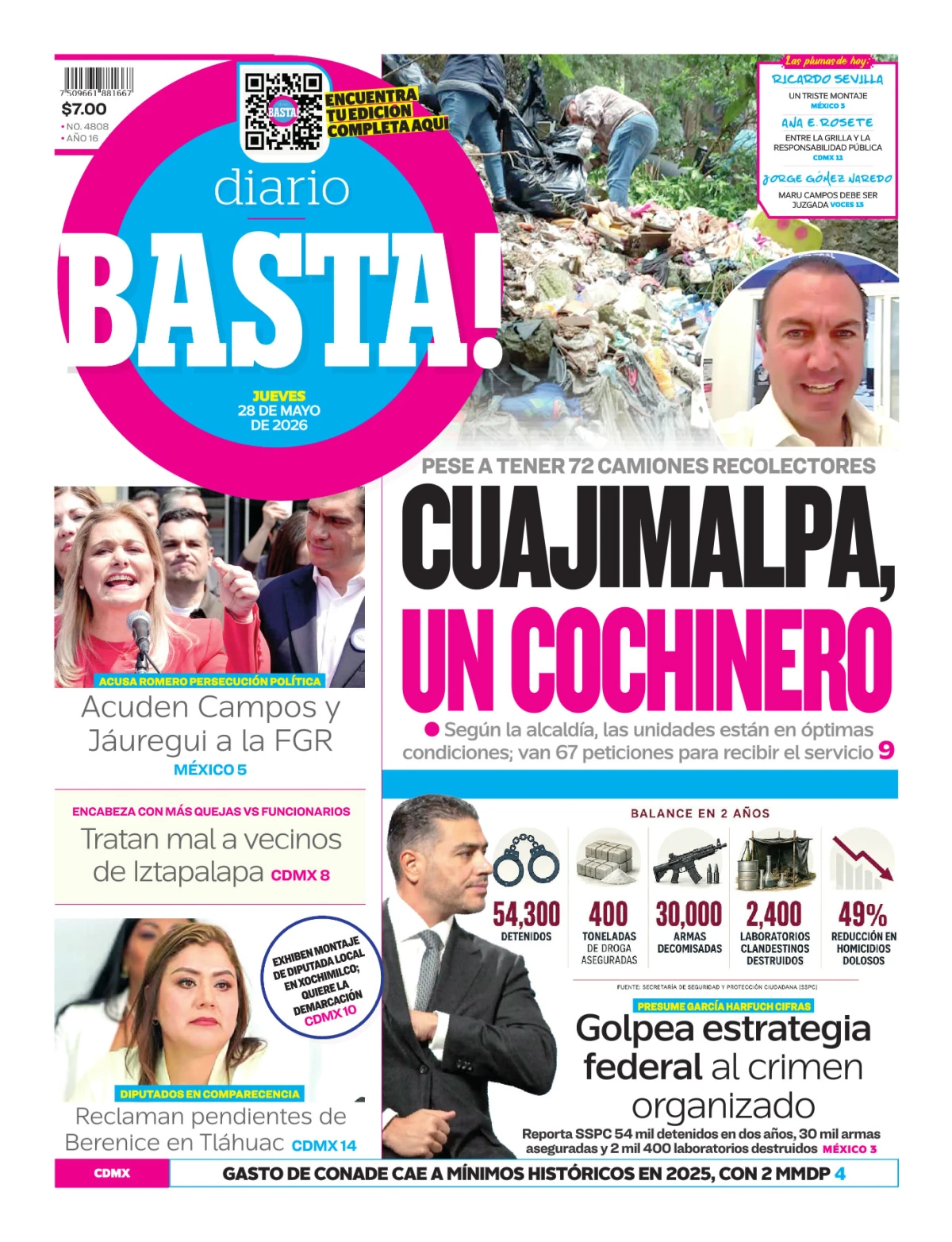 Portada de Basta! (portada)