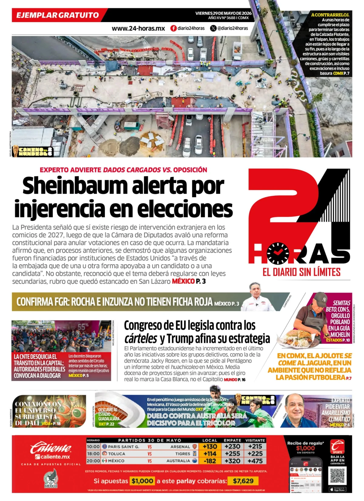 Portada de 24 Horas