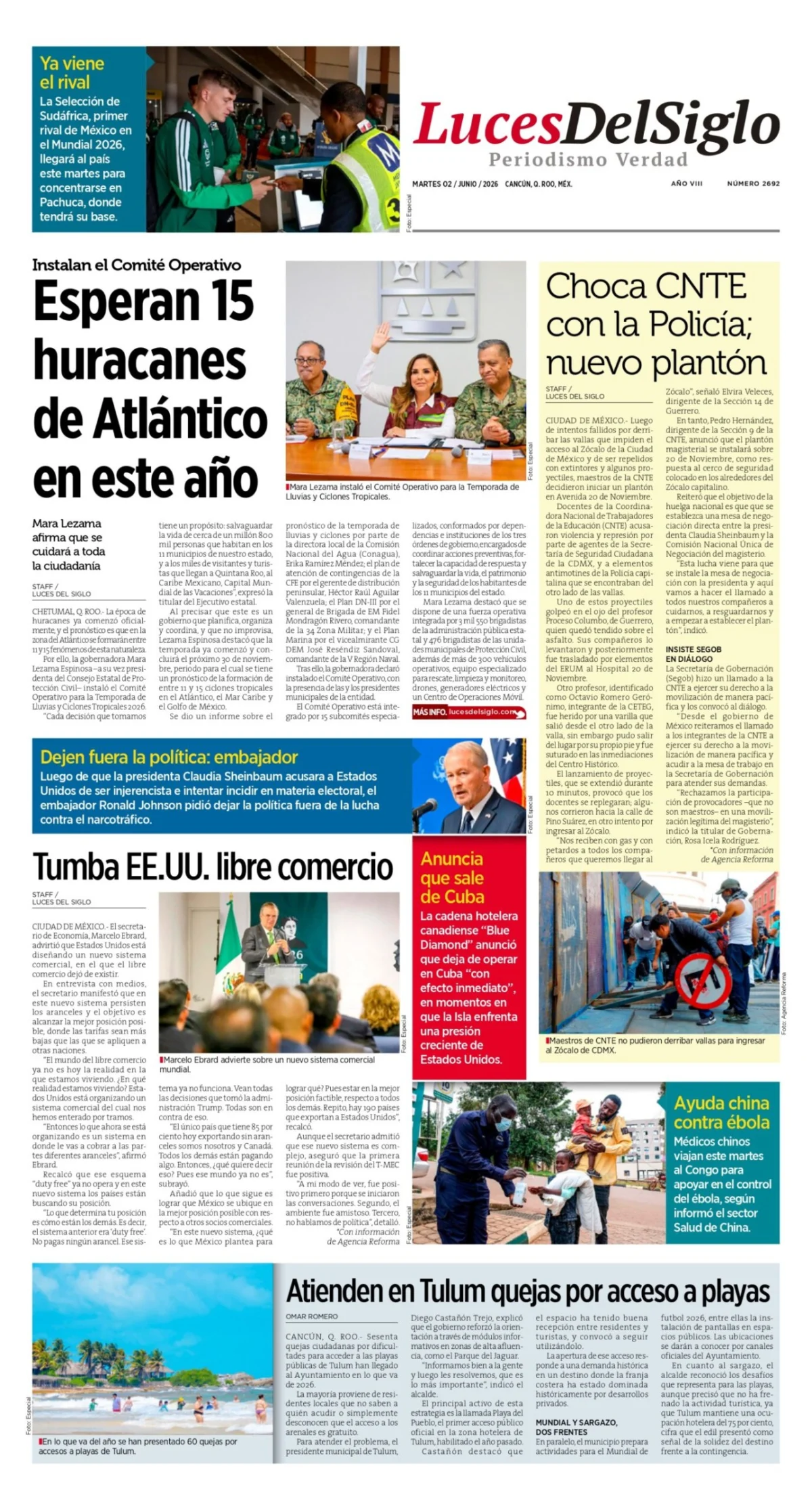 Portada de Luces del Siglo