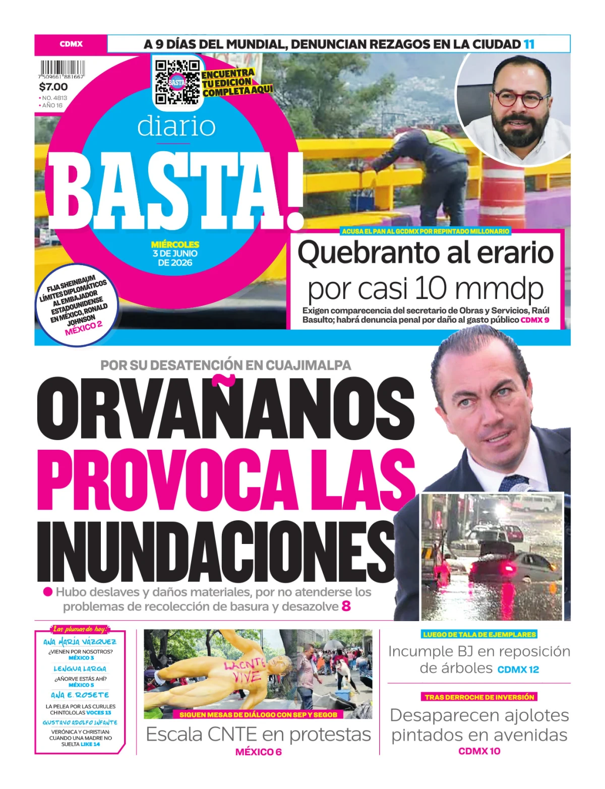 Portada de Basta! (portada)