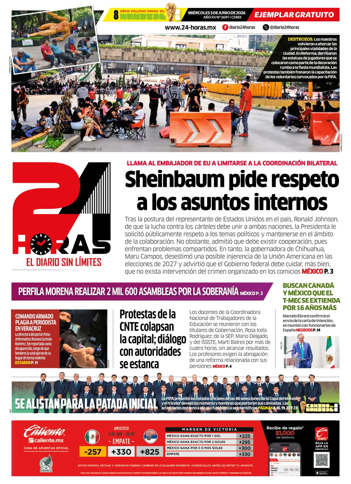 Portada de 24 Horas