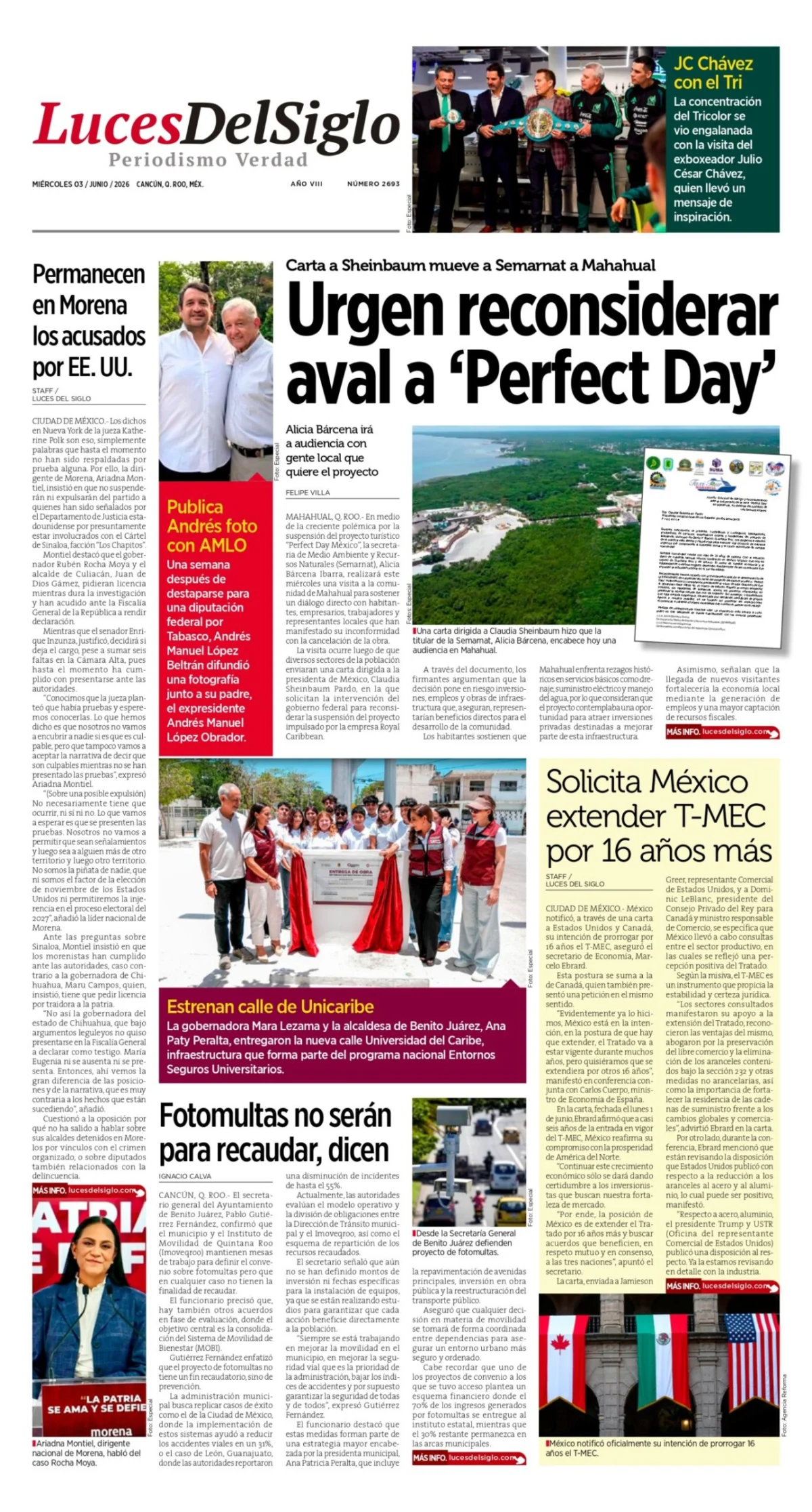 Portada de Luces del Siglo
